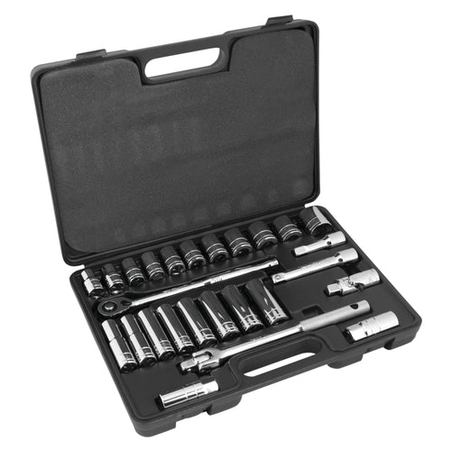 1/2-Inch Drive Performance Tool MET Socket Set, 26-Piece, 1-Pack