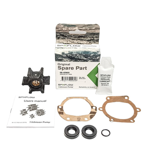 Service Kit Johnson Pump 09-45905 – Fits F4B-9 Pumps (10-35098, 10-24751, 10-35087) – Includes Impeller 09-1026B-1 & Seals
