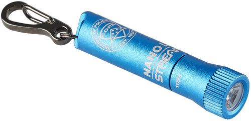 Streamlight Nano Light II 73021 20-Lumens Miniature Keychain LED Flashlight with AAAA Alkaline Battery, Blue C.O.P.S Edition