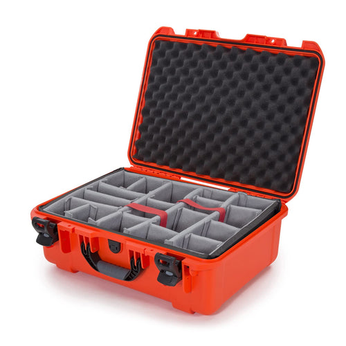 Nanuk 940 Large Series Lightweight NK-7 Resin Waterproof Protective Case with Padded Dividers, Orange