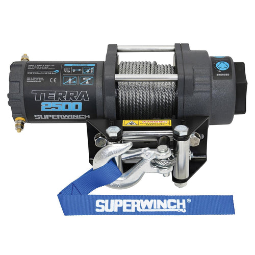 Winch Roller Fairlead 2500 lbs 40ft Steel Rope