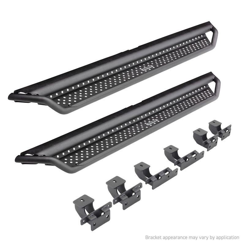 D14506T Go Rhino! Step Bars Fits Jeep Wrangler, Black