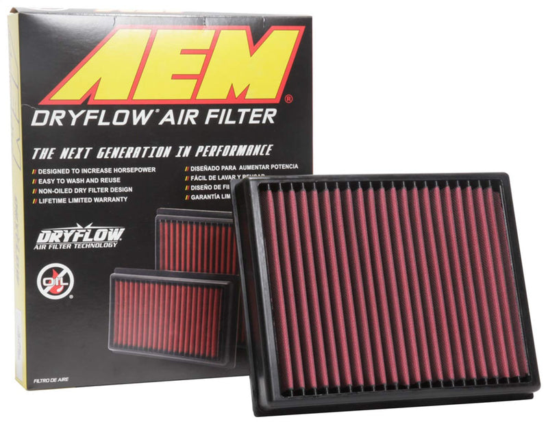 Red AEM 28-30086 DryFlow Air Filter