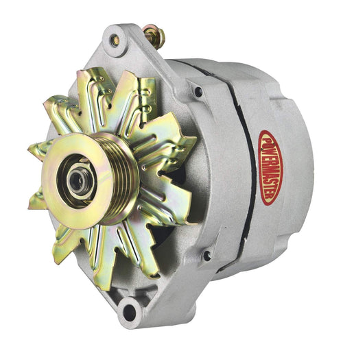 Alt Powermaster GM 12SI Natural 100A 6 grv Pulley 1 or 3 Wire
