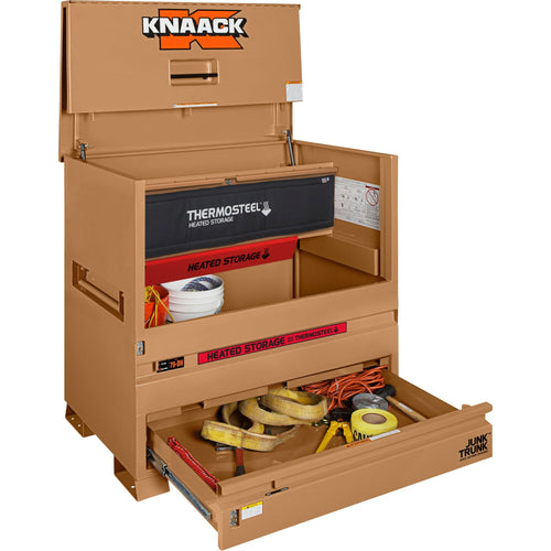 79-DH KNAACK Piano-Style Jobsite Box,49 in,Tan