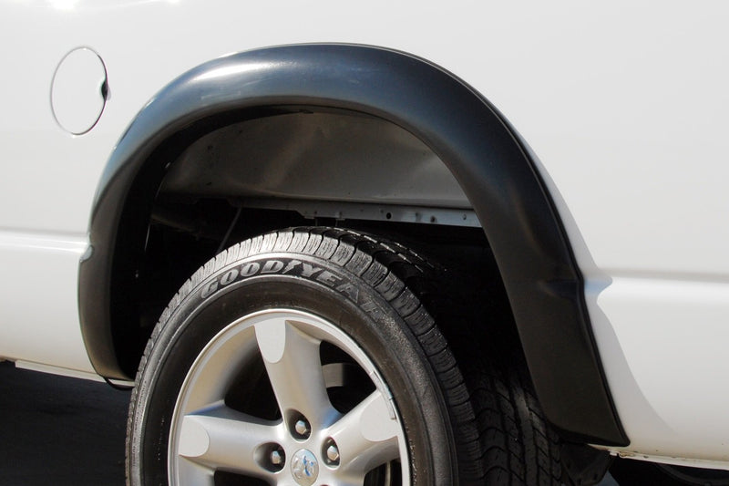 Lund Elite Series SX203SB Black Sport Style Standard Rear Fender Flare - 2 Piece