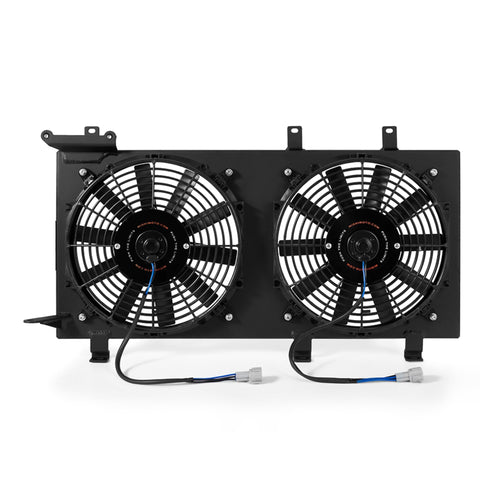 Mishimoto Aluminum Fan Shroud MMFS-WRX-01PBK, Compatible with Subaru WRX/STI PNP, 2001-2007, Black