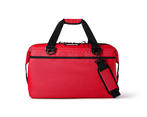 Coolers AO Original Soft-Sided Cooler Bag, Leak-Proof, Insulated, Lightweight, Red, 48-Can