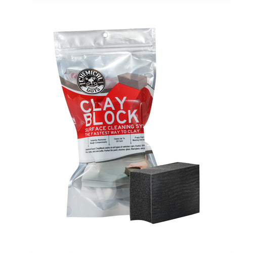 Chemical Guys Clay Block V2 (4.6 in. x 3.5 in. x 1.7 in.), Black