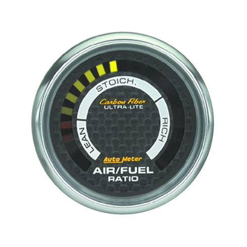 Auto Meter Carbon Fiber 4775 Electric Air Fuel Ratio Gauge , 2.3125 in.