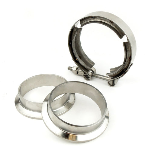 3" V-Band Clamp W/Flange Pypes Performance Exhaust 304