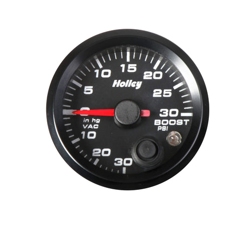Analog Style Holley 26-606 Boost/Vacuum Gauge