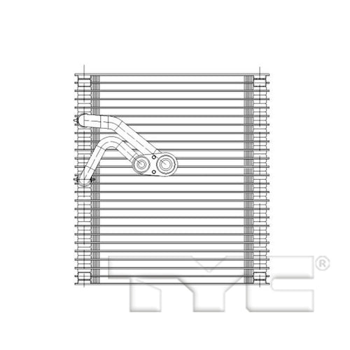 Replacement TYC 97211 Evaporator