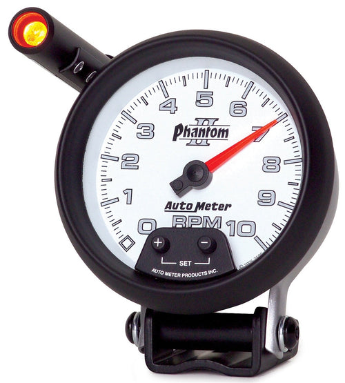 Auto Meter Phantom II 7590 Mini-Monster Pedestal Mount Tachometer 3.750 in.