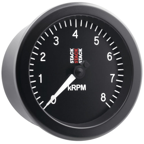 AutoMeter Tachometer ST100-08, Sport, 88Mm, Black, 0-8K RPM