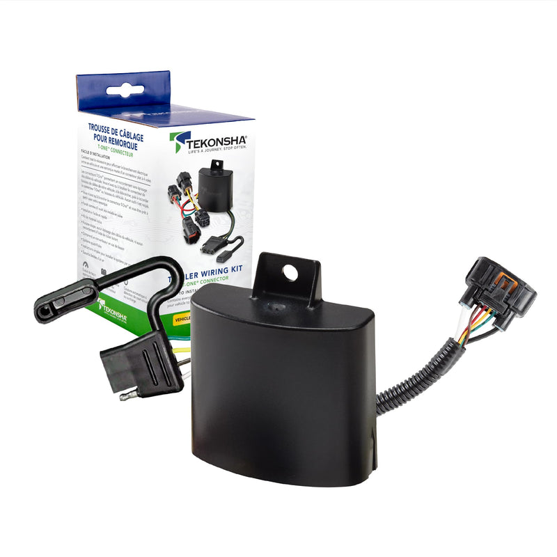 Tow Harness Tekonsha T-Connector Black 118784