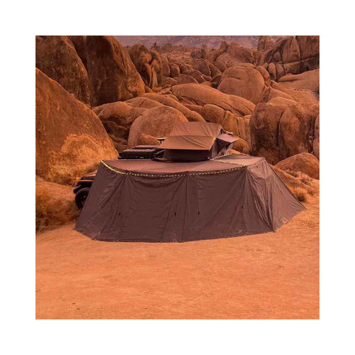 HD Nomadic 270 Awning Walls 1, 2, and 3 Kit | Overland Vehicle Systems | Dark Grey | Awning Sold Separately | 19539908