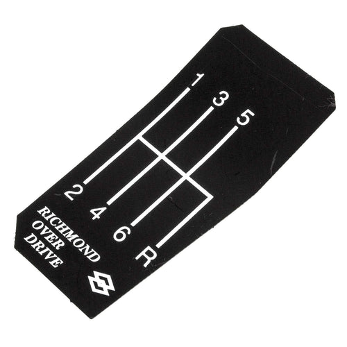 Manual Trans Shift Console Plate Richmond 9260000 Richmond-Manual Trans Shift Console Plate