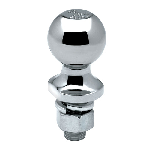 Reese Tow Ready 63884 Packaged Class I Hitch Ball, Chrome - 1-7/8" Ball x 1" x 2-1/8", 2,000 lbs.