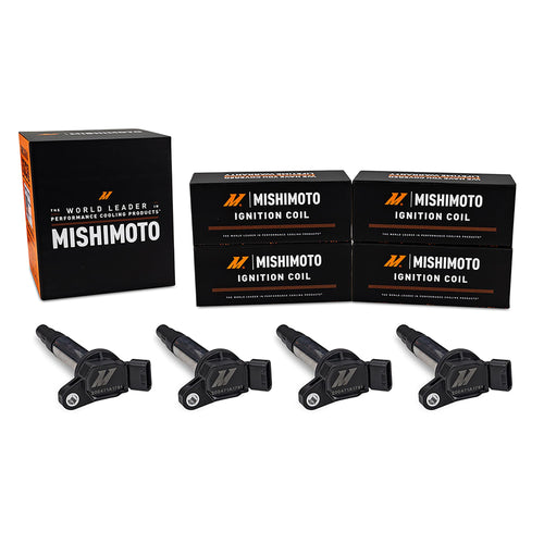 Mishimoto Coil Pack Ignition, Compatible with Toyota Matrix 1.8L, 2009-2010, Set of 4
