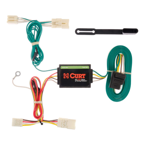 4-Pin CURT Vehicle-Side Custom Trailer Wiring Harness, Fits Select Kia Rio Sedan