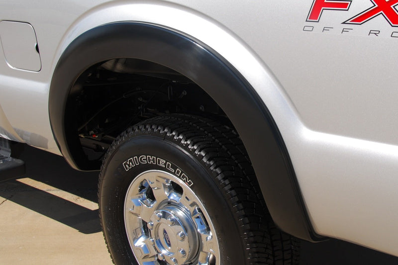 Lund SX314TB Black Elite Series Sport Style Textured Rear Fender Flare - 2 Piece