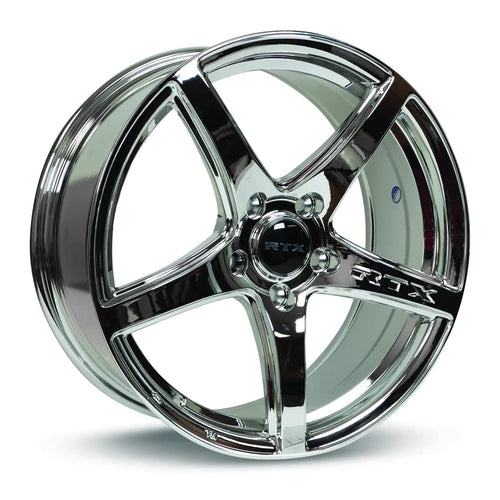 Custom RTX ILLUSION Wheel - 17x7.5, 42 Offset, 5x114.3 Bolt Pattern, 73.1mm Hub - Chrome PVD Rim