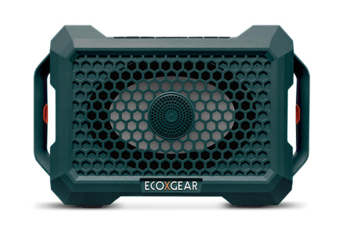 Outdoor ECOXGEAR Defender: Portable Bluetooth Speaker, 121dB Massive Sound, Waterproof and Drop Proof, with LED Party Lights, Pair up to 100, 25+ Hours Playtime (Emerald Bay)