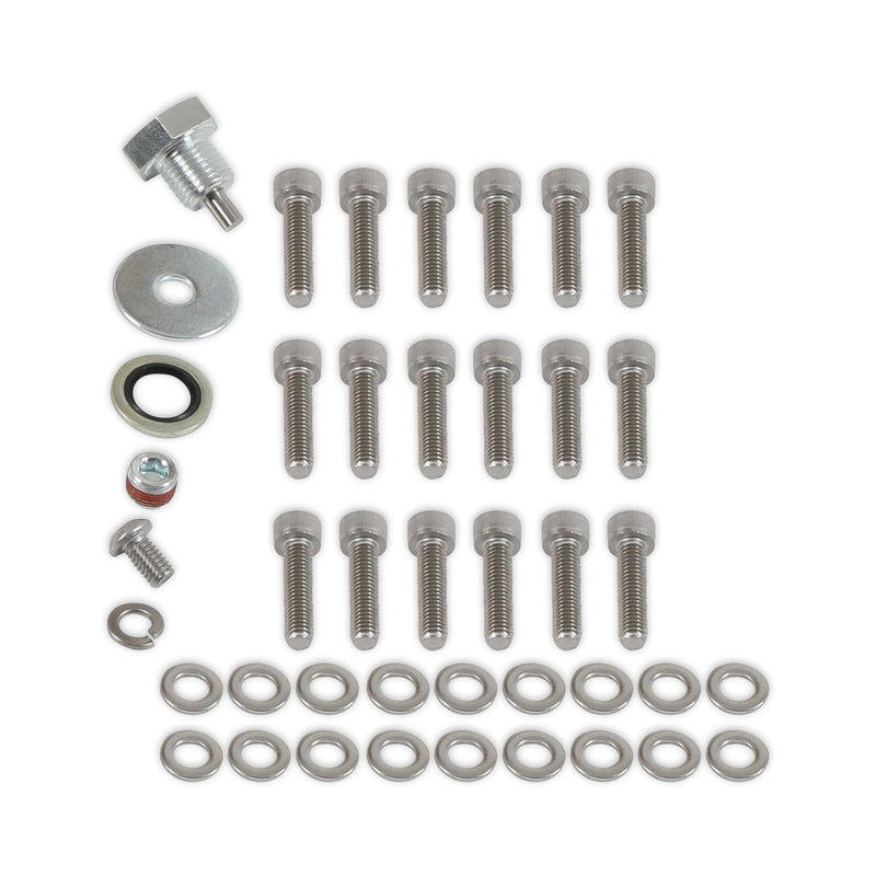 Cast Trans Pan B&M, 17-24 Ford 10R80, Black (71400)