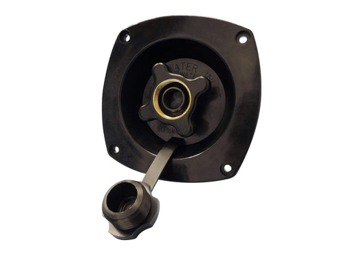 18302916 SHURFLO in-Line Water Pressure Regulator, 65 PSI, Black