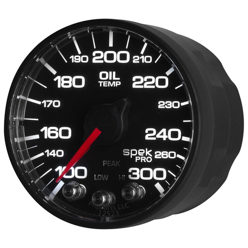 Gauge AUTO METER P522328 Oil Temp (Spek-Pro - Nascar 2-1/16" Oil Temp, 100-300`F, BFB, ECU, Spek)
