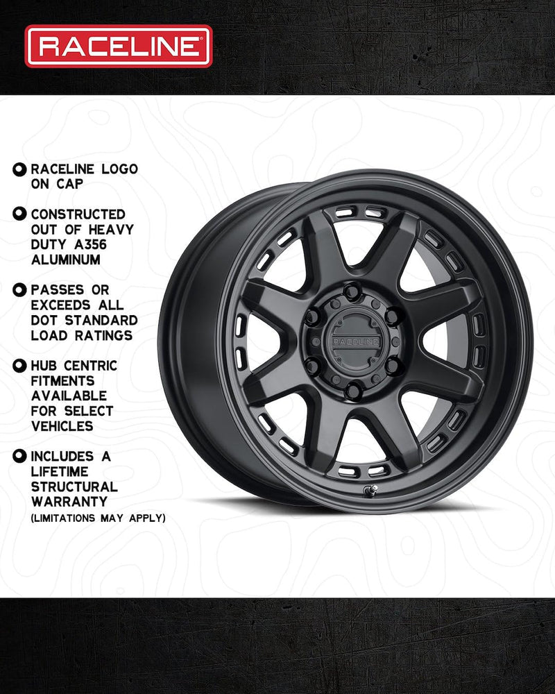 Scout 947 Raceline Wheels Satin Black Wheel (20 x 10. inches /5 x 127 mm, -19 mm Offset)