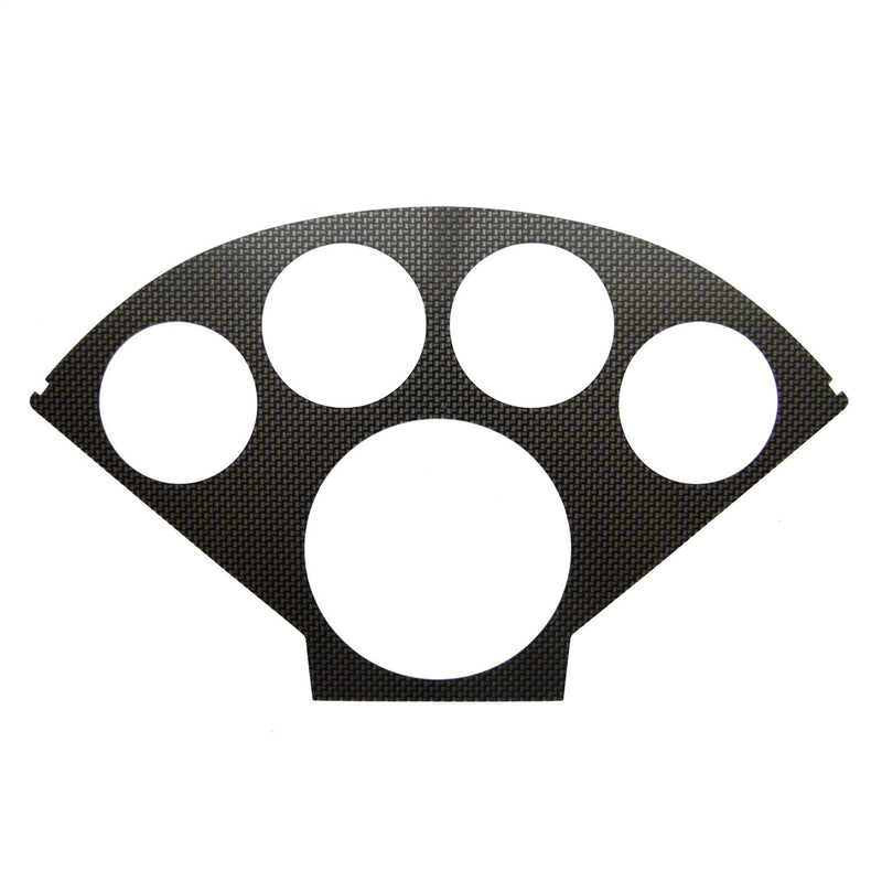 Carbon Fiber Look Auto Meter Faceplate 2123