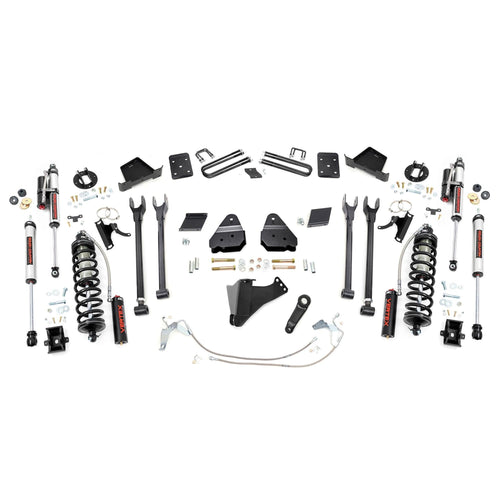 6" Rough Country Coilover Lift Kit for 11-14 Ford Super Duty | 4 Link - 56559