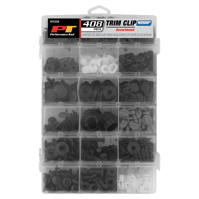 W5258 Performance Tool 408pc Nissan Trim Clip