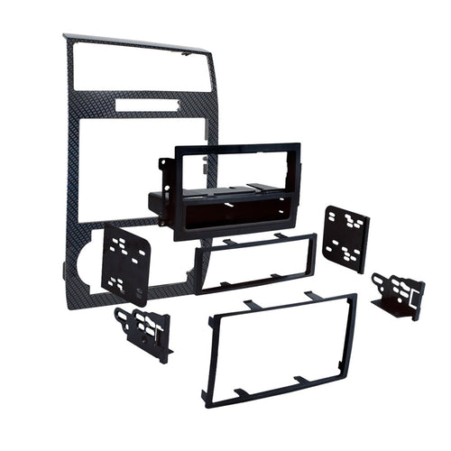 Metra Single/Double DIN 99-6519CF Dash Installation Kit for Dodge (Carbon Fiber)