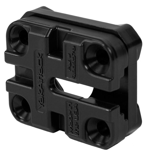 MightyMount II YakAttack with FullBack Backing Plate | Low Profile Kayak Accessory Mount with Hardware | Compatible with LockNLoad Rod Holders, Fish Finder Mounts & T-Bolt Accessories | Made in USA