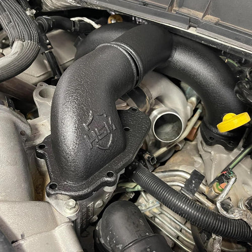 Intake Manifold Upgrade HS Motorsports Compatable With Ford 6.7L Power Stroke 2011-2019 (Textured Black)