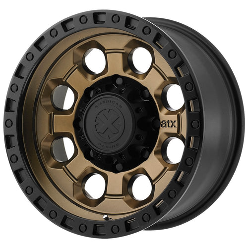 AX201 Matte Bronze with Black Lip Wheel ATX SERIES Chromium (hexavalent compounds) (18 x 9. inches /6 x 106 mm, 0 mm Offset)