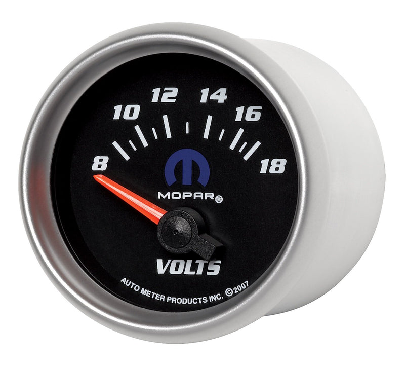 MOPAR Auto Meter 880021 Electric Voltmeter Gauge