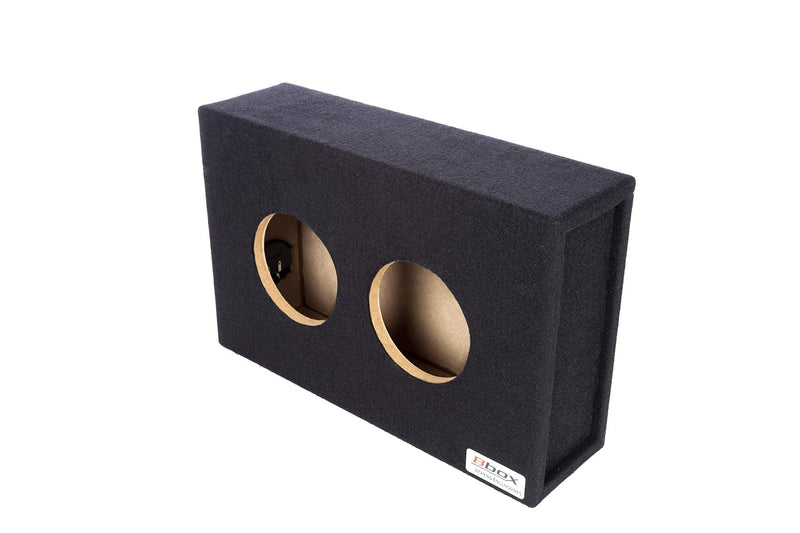 BBox Series Atrend 6.5DVME 6.5"" Dual Shallow Hyper Vented Enclosure, Black (ATR65DVME)