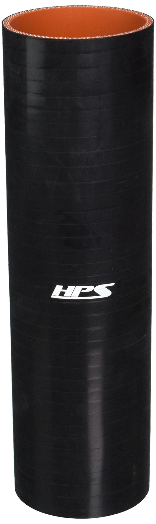 HPS HTST-312-BLK High Temperature 4-ply Silicone Tube Coupler Hose, 50 PSI Maximum Pressure, 12" Length, 3-1/8" ID, Black
