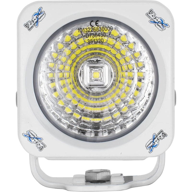 Optimus White Square Vision X Lighting 9139005 10W Narrow LED Light