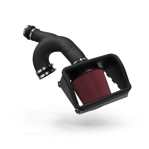 K&N Cold Air Intake System: High-Flow Air Filter, Towing & Increase Performance: Compatible with 2015-2025 FORD: F150, 63-2593