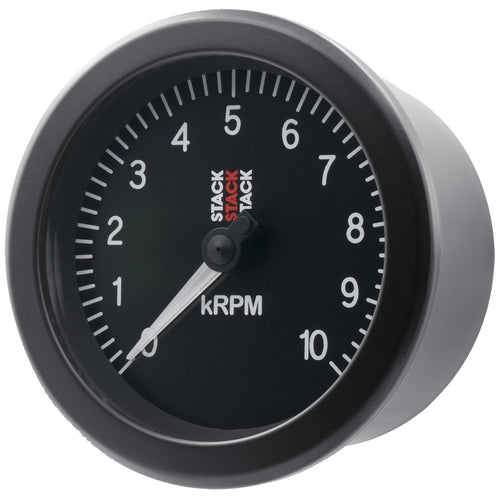 AutoMeter Tachometer, ST100-010, Sport, 88Mm, Black, 0-10K RPM