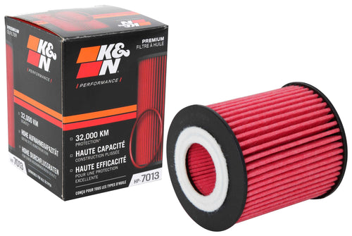 K&N Oil Filter Premium: 20,000 Mile Engine Protection, High Capacity/High Efficiency: Compatible with FORD/MAZDA/MERCURY (See Product Description for Select Models), HP-7013