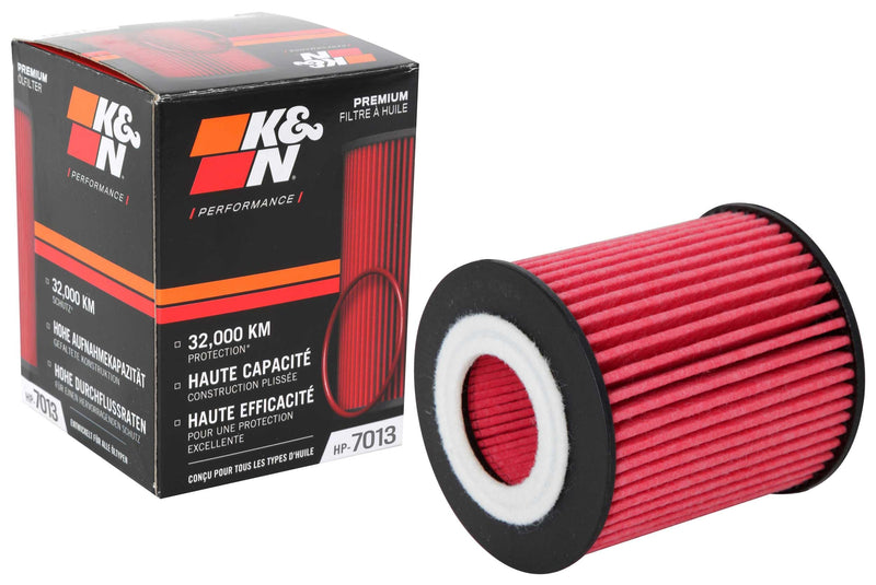 K&N Oil Filter Premium: 20,000 Mile Engine Protection, High Capacity/High Efficiency: Compatible with FORD/MAZDA/MERCURY (See Product Description for Select Models), HP-7013