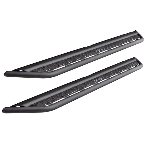 Dominator Xtreme Go Rhino D6 Sidestep & Brackets | Mild Steel, Textured Black | D64926T | Fits 2007-2018 Jeep Wrangler JK, 2-Door