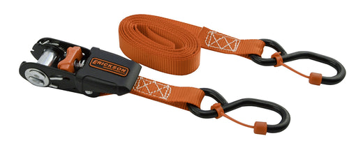 31405 Erickson Light Duty Mini Ratchet Strap (with Cap Locks, 3/4" x 10', 600 lb.), 4 Pack
