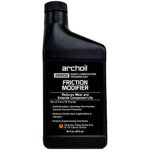 AR9100 Oil Additive (16oz) for All Vehicles - Cold Starts Powerstroke, Eliminates Injector Problems